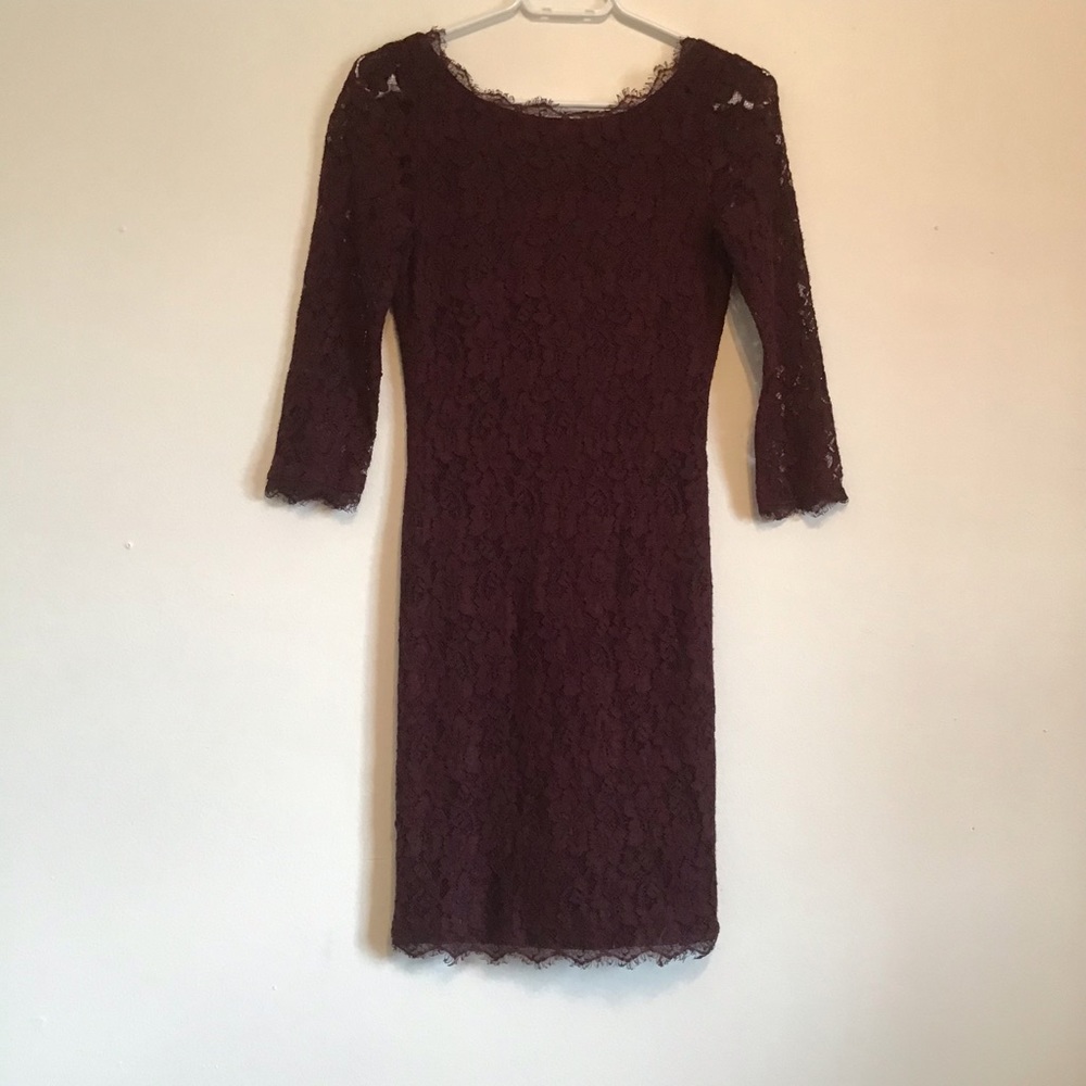 Aritzia t. Babaton Plum Rafael Long Sleeve Dress Size 2 - Picture 2 of 10